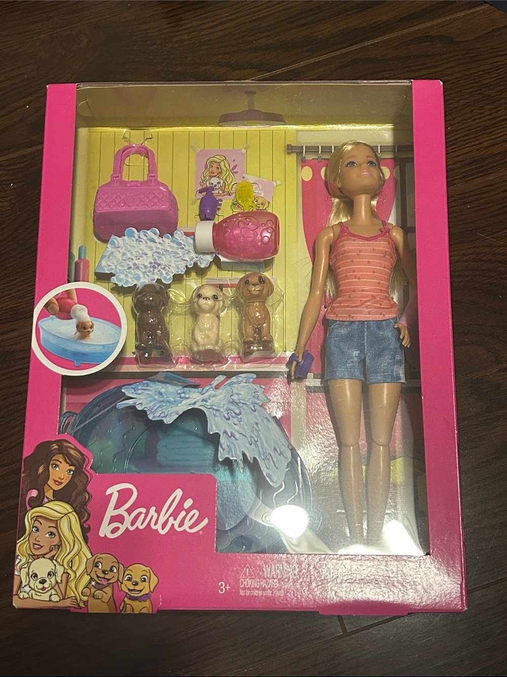 Barbie Puppy Bath Doll Toy and Playset